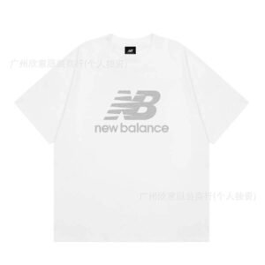 New Balance Classic Casual Style White Short-sleeve T-shirt
