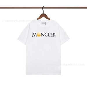 Moncler Printed Casual White Short-sleeve T-shirt