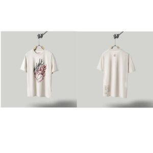 Travis Scott Cactus Co-branded Street-style Off-white T-shirt