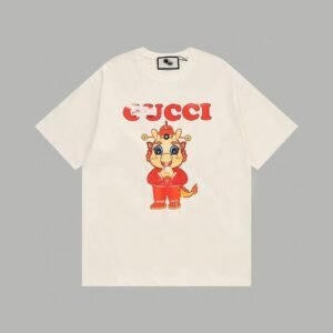 Gucci Year of the Dragon Limited Edition China Chic Style Off-white T-shirt