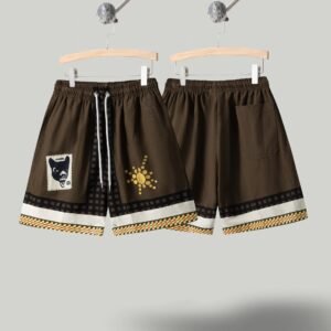 Travis Scott Cactus Jack American Retro Brown Shorts