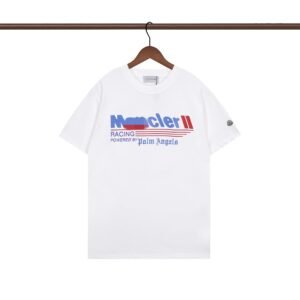Moncler Racing Co-branded Street Style White T-Shirt