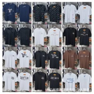 Louis Vuitton Monogram Trendy Multi-color Short-sleeve T-Shirt