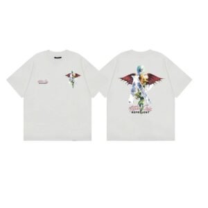 Represent Co-branded Vintage High Street Off-white Printed T-Shirt