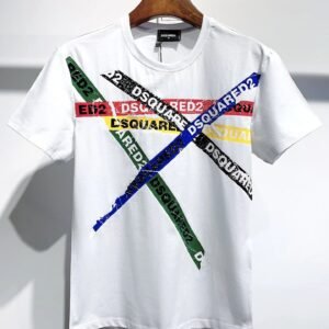 DSQUARED2 Printed Street Style White T-Shirt