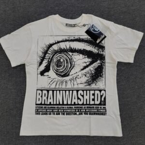 Hellstar Eye Print Street Style White T-Shirt