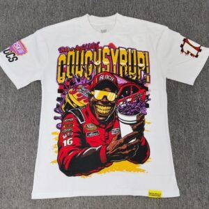 ALOCS Racing Graffiti American Street Style White T-Shirt