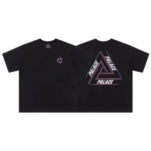 Palace Triangle Print Street Style Black T-shirt