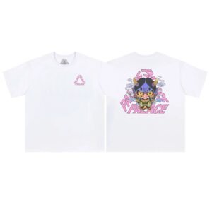 Palace Hannya Print Street Style White T-shirt