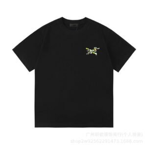 Arc'teryx Floral Print Street Style Black T-Shirt