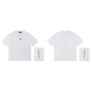 Balenciaga Printed Streetwear-style White T-Shirt