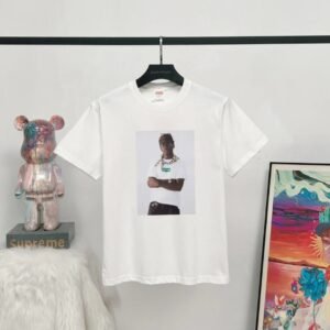 Supreme Character Print Street Style White T-Shirt