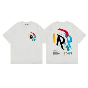 Represent Large R Printed Street Style White T-Shirt
