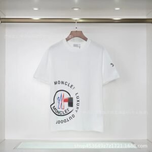 Moncler Outdoor Casual Style White Short-sleeve T-shirt