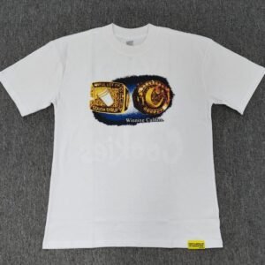 Cookies Championship Ring American Street Style White Short Sleeve T-Shirt