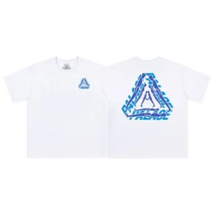 Palace Triangle Print Street-style White T-Shirt