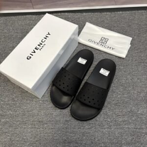 Givenchy Trendy Cut-out Black Slides
