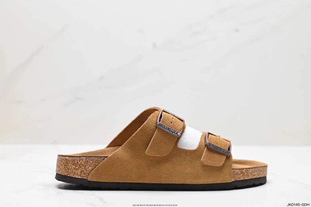 BIRKENSTOCK Arizona Casual Camel Slides