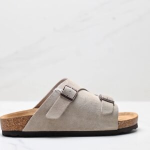 Birkenstock Classic Casual Sand-colored Slides