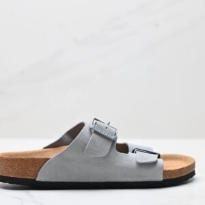 Birkenstock Arizona Casual Light Gray Slide Sandals