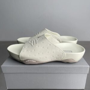 Balenciaga Monogram Trendy Cool Style Off-White Slides