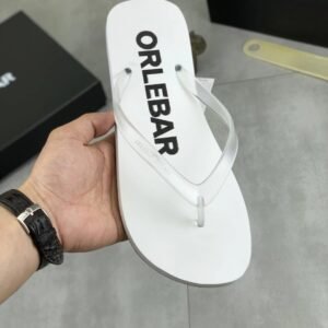 ORLEBAR BROWN Classic Casual Style White Flip-flops
