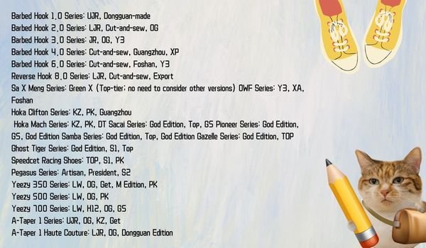 Sneaker Best Batch List - AJ1 LJR Batch Example