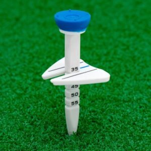 Blue Adjustable Height Golf Tee