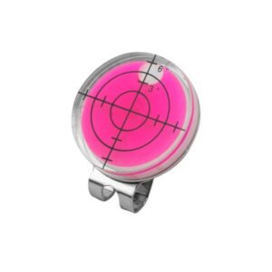 Pink Target Golf Ball Marker Clip