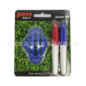PGM Blue Rubber Golf Tee Set