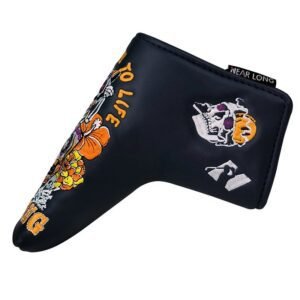 NEARLONG Black Cartoon Blade Putter Cover