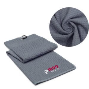 PGM Gray Microfiber Golf Towel