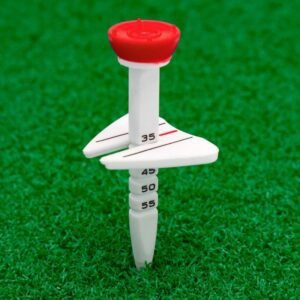 Red Adjustable Height Golf Tee