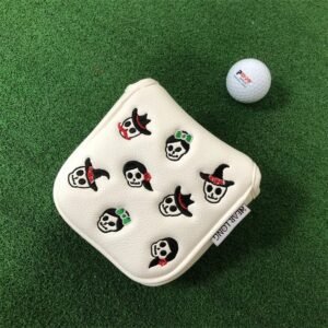 Skull Pattern Mallet Putter Cover Square