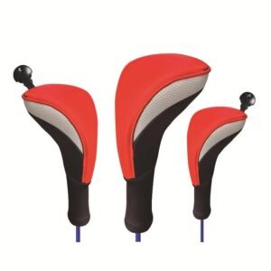 Red Golf Club Headcover Set