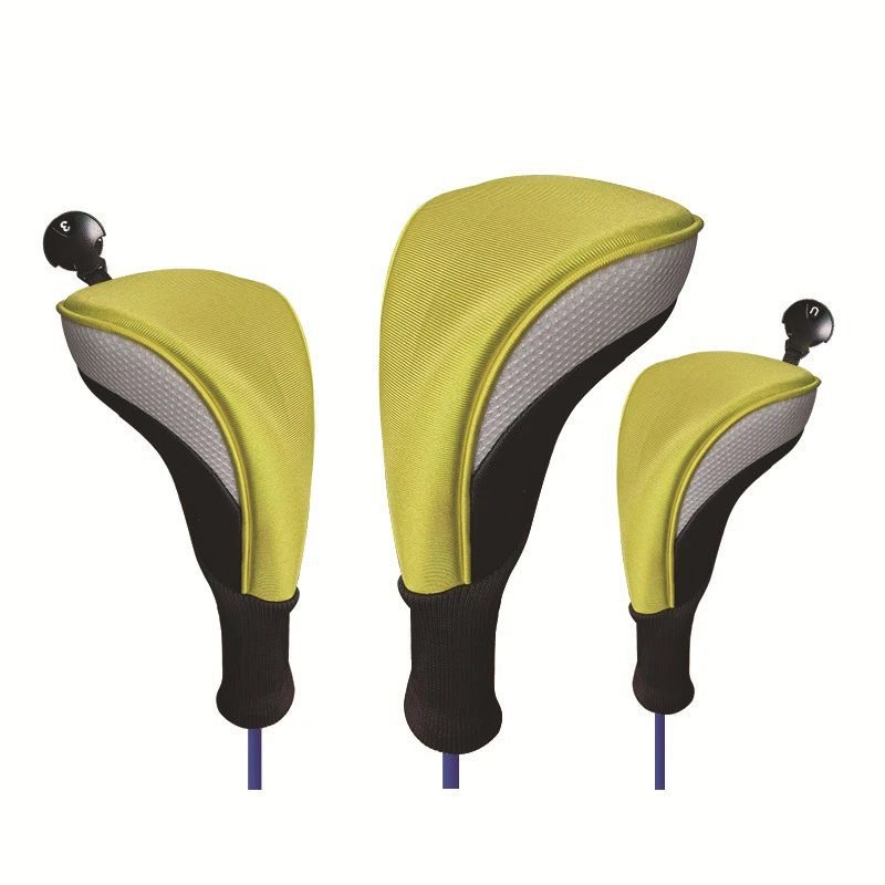 Yellow Golf Club Headcover Set