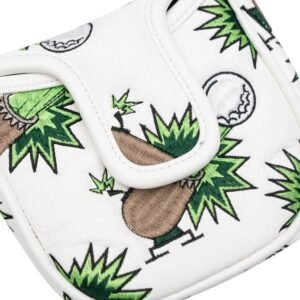 NEARLONG Acorn Embroidered Mallet Putter Cover