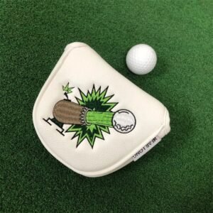 NEARLONG Acorn Embroidered Mallet Putter Cover