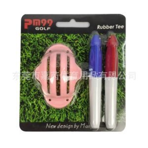 PGM Pink Rubber Golf Tee Set