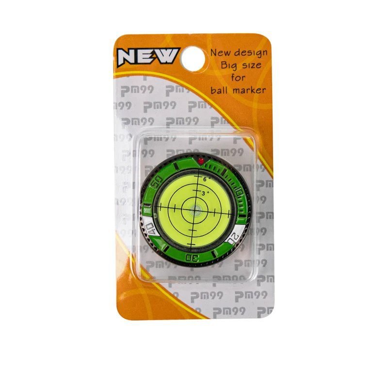 Green and Yellow Target Golf Ball Marker