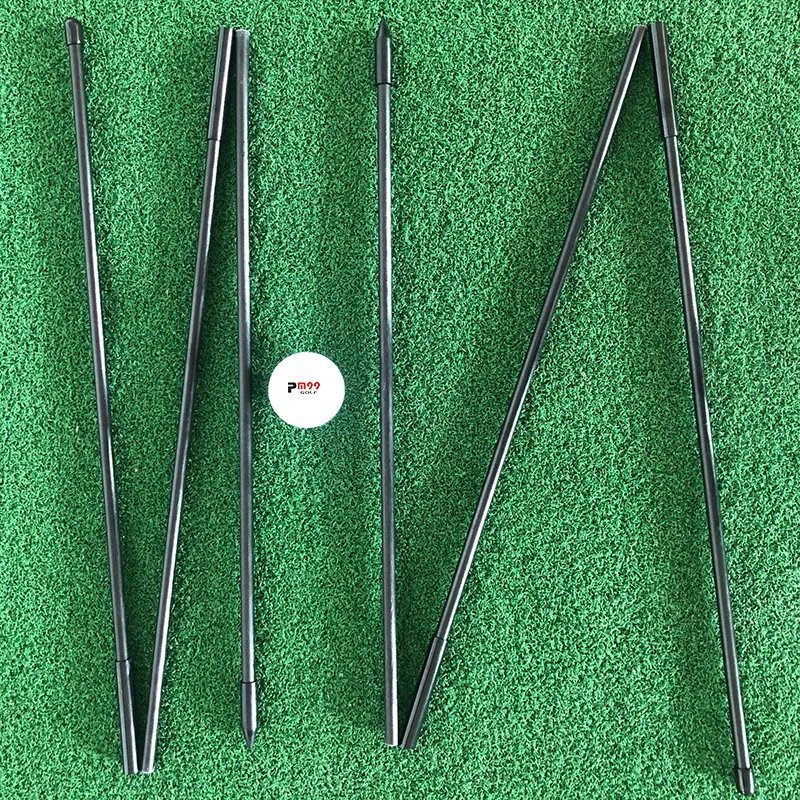 PGM Black Foldable Golf Alignment Sticks