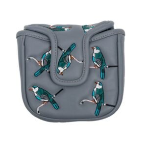 NEARLONG Bird Embroidered Mallet Putter Cover Square
