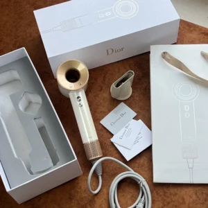 Dior Hair Dryer in White and Gold