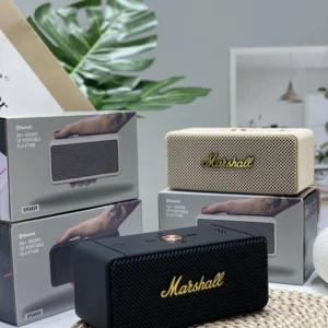 Marshall Emberton Portable Speaker in Cream and Black