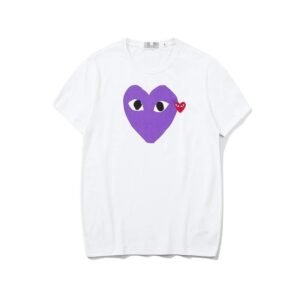 Comme des Garcons PLAY 2023-03 Style 2303 Heart Logo T-Shirt Campus Look