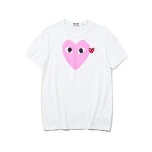 Comme des Garcons PLAY 2023-03 Style 2303 Heart Logo T-Shirt Downtown Style