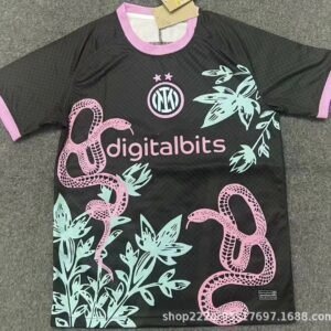 Real Madrid Special-Style Look Black Dragon Soccer Jersey Smart Casual