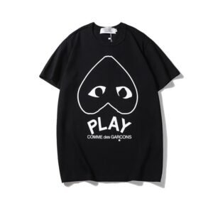 Comme des Garcons PLAY 2023-12 Black Style 2312 Heart Logo T-Shirt Travel Pack