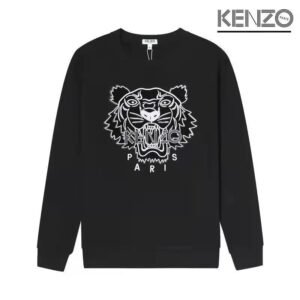 Kenzo Style Kc25 Tiger SweatShirt Minimal Look Graphic