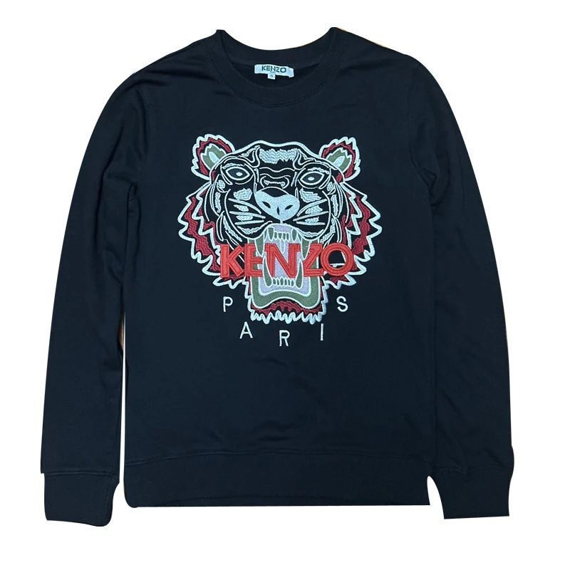 Kenzo Style Kc55 Tiger SweatShirt Casual Layering Graphic